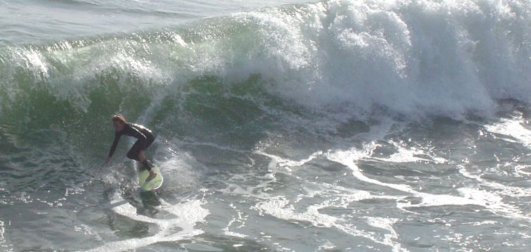 Surfer at Huntington Beach