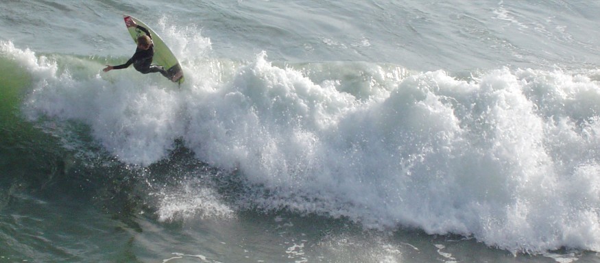 Surfer at Huntington Beach